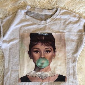 Audrey Hepburn tee shirt.